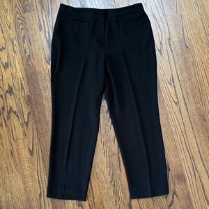 B25 J. Crew Women 365 12 Classic Black Cropped Dress Pants Business Prep Office